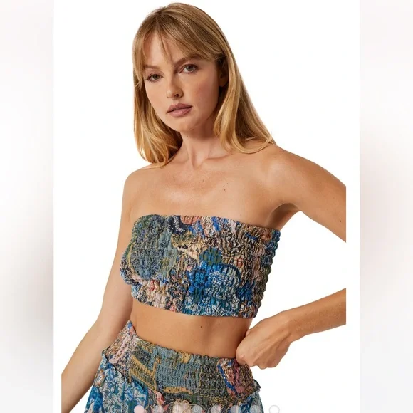 BNWT! Misa Los Angeles Roksana Bandeau & Bar Skirt Set!! - Picture 12 of 13